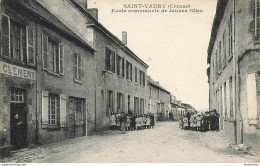 CPA Saint Vaury-Ecole Communale De Jeunes Filles      L2425 - Autres & Non Classés