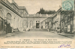 CPA Avignon-Cour D'honneur Du Musée Calvet-Timbre       L1278 - Avignon