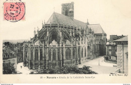 CPA Nevers-Abside De La Cathédrale Saint Cyr-Timbre     L2419 - Nevers