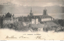 CPA Lausanne-Le Château-Timbre     L2423 - Lausanne