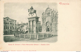 CPA Venezia-Campo S.Giovanni E Paolo Monumento Colleoni-RARE Visuel      L2423 - Venezia