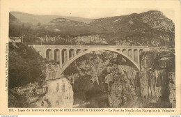 CPA Ligne Du Tramway De Bellegarde à Chézery-Le Pont Du Moulin Des Pierres      L1607 - Bellegarde-sur-Valserine