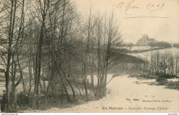 CPA En Morvan-Bussière-Paysage D'Hiver-Timbre     L1432 - Other & Unclassified