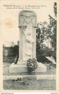 CPA Tancon-Le Monument Aux Morts       L1595 - Andere & Zonder Classificatie