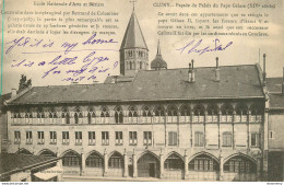 CPA Cluny-Façade Du Palais Du Pape Gélase       L1596 - Cluny