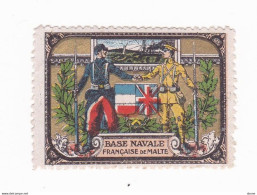 Vignette Militaire Delandre - Base Navale Française De Malte - Militario