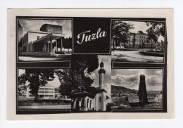 1960. YUGOSLAVIA,BOSNIA,TUZLA,MULTI VIEW POSTCARD,USED - Jugoslawien