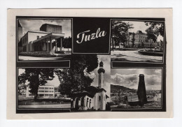 1960. YUGOSLAVIA,BOSNIA,TUZLA,MULTI VIEW POSTCARD,USED - Joegoslavië