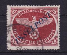 Dt. Reich 1944 Feldpostmarke Inselpost Agramer-Aufdruck Mi-Nr.10Bb M. Feldpost-O - Feldpost 2a Guerra Mondiale