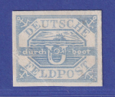 Dt. Reich 1945 Feldpostmarke Hela U-Boot-Post Mi.-Nr.13b (*)  ANSEHEN ! - Feldpost World War II