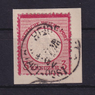Dt. Reich 1872 Kl. Brustschild Mi.-Nr. 9 Fehlendes Zähnungsloch FZL R6 Briefstk. - Used Stamps