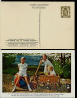 Carte Illustrée Neuve N° 30. Vue 7 ( Prince Baudouin - Princesse Joséphine-Charlotte - Prince De Liège ) - Postcards 1934-1951