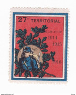 Vignette Militaire Delandre - 27ème Régiment Territorial D'infanterie - Militair