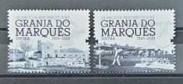 2020 - Portugal - MNH - 100 Years Of Aeronautics In Granja Do Marquês (Sintra) - 2 Stamps + Block Of 1 Stamp - Ongebruikt