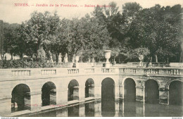 CPA Nîmes-Jardin De La Fontaine-Bains Romains     L1355 - Nîmes