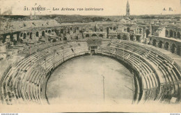 CPA Nîmes-Les Arènes-Timbre     L1355 - Nîmes