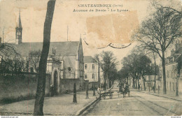 CPA Chateauroux-Avenue De Deols-Le Lycée     L1360 - Chateauroux