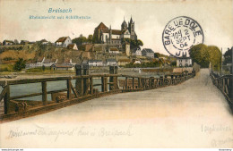 CPA Breisach-Rheinansicht Mit Schiffbrücke-Timbre    L1276 - Breisach
