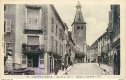 CPA Salins Les Bains-Rue De La Liberté-Eglise St Maurice-6       L2132 - Other & Unclassified