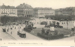 CPA Le Havre-La Place Gambetta Et Le Théâtre-10       L2448 - Unclassified
