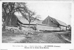 CPA Le Cessier-Ruines De La Ferme Saint Martin       L2449 - Autres & Non Classés