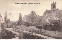 CPA Moret Sur Laing-Les Remparts Et L'église       L2449 - Moret Sur Loing