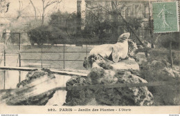 CPA Paris-Jardin Des Plantes-L'Otarie-282-Timbre        L2450 - Parken, Tuinen