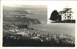 11665197 Grub AR Gasthaus Fuenflaenderblick Mit Blick Auf Rorschach Und Bodensee - Otros & Sin Clasificación