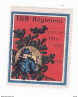 Vignette Militaire Delandre - 159ème Régiment D'infanterie - Militair