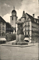 11665114 La Chaux-de-Fonds Le Monument De La Republique Et Le Temple National La - Autres & Non Classés