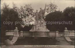 11665112 Neuchatel NE Le Monument De La Republique Neuchatel - Andere & Zonder Classificatie