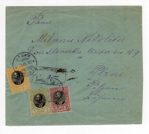 1906. SERBIA,SABAC RECORDED COVER TO PLZEN,CZECHOSLOVAKIA - Serbie