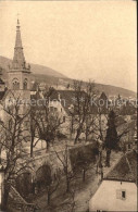 11665106 Neuchatel NE Terrasse De La Collegiale Et Chateau Vue De La Tour Des Pr - Autres & Non Classés