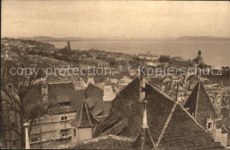 11665103 Neuchatel NE Le Chateau Et La Ville Vue Ouest Neuchatel - Autres & Non Classés