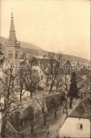 11665096 Neuchatel NE Terrasse De La Collegiale Et Chateau Vue De La Tour Des Pr - Autres & Non Classés