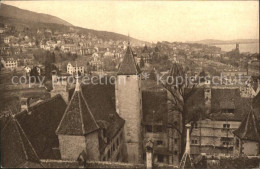 11665094 Neuchatel NE Le Chateau Et La Ville Vue Ouest Neuchatel - Autres & Non Classés