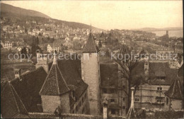 11665093 Neuchatel NE Le Chateau Et La Ville Vue Ouest Neuchatel - Autres & Non Classés