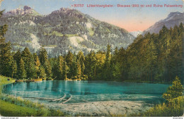 CPA Lötschbergbahn-Blausee Und Ruine Felsenburg   L1873 - Other & Unclassified