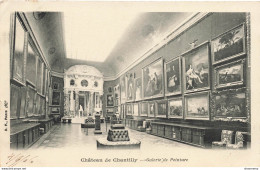 CPA Château De Chantilly-Galerie De Peinture-Timbre         L2439 - Chantilly