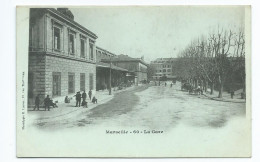 Postcard Railway Marseille -60-la Gare Unused France - Bahnhöfe Ohne Züge