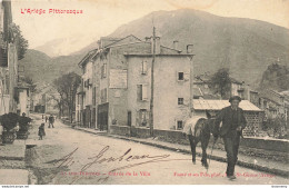 CPA Ax Les Thermes-Entrée De La Ville-Timbre     L2440 - Ax Les Thermes