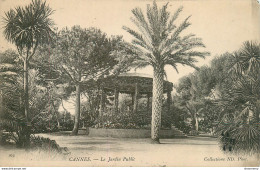 CPA Cannes-Le Jardin Public-Timbre     L1355 - Cannes