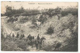 France Militaria Postcard Oude Postkaart Carte Postale CPA 1913 Verdun Manœuvres D'artillerie - Maniobras