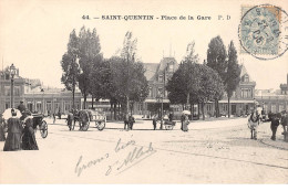 SAINT QUENTIN - Place De La Gare - Très Bon état - Saint Quentin
