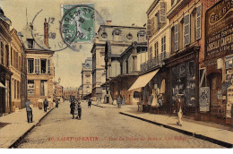 SAINT QUENTIN - Rue Du Palais De Jsutice - Les Halles - Très Bon état - Saint Quentin