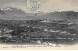 Vallée Du Graisivaudan, Barraux Le Fort, Au Fond Le Mont Blanc - Très Bon état - Autres & Non Classés
