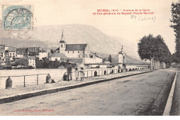 SEYSSEL - Avenue De La Gare Et Vue Générale De Seyssel - Très Bon état - Seyssel