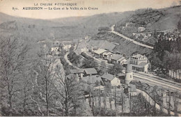 AUBUSSON - La Gare Et La Vallée De La Creuse - Très Bon état - Aubusson