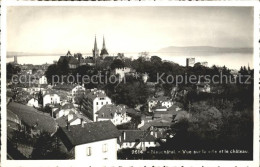 11664971 Neuchatel NE Vue Sur La Ville Et Le Chateau Neuchatel - Autres & Non Classés