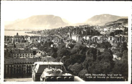 11664970 Neuchatel NE Vue Sur La Ville Et Trouee De Borgogne Neuchatel - Autres & Non Classés